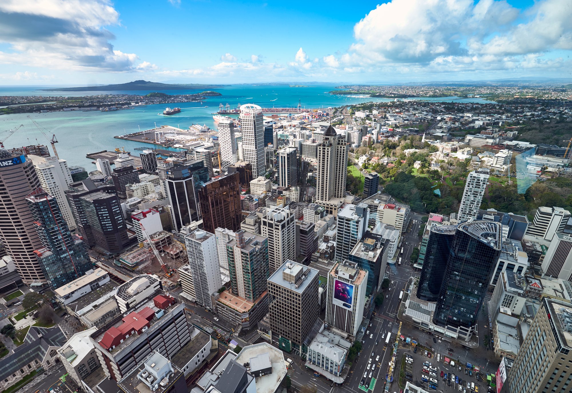 CityScape auckland stock image