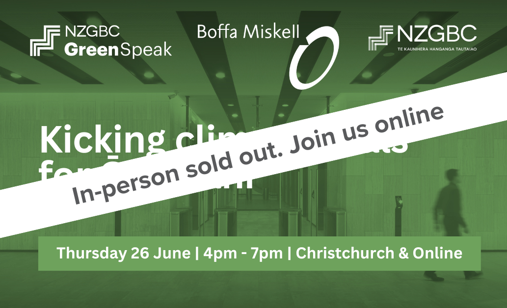 Green Speak Christchurch - In-person sold out. Join us online