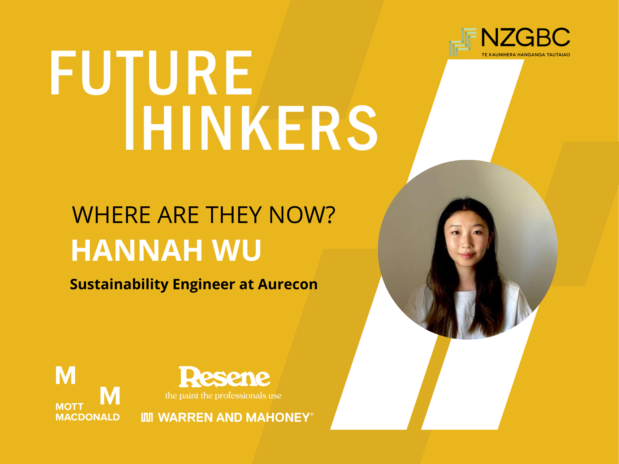 NZGBC Future Thinkers - Where Are They Now? - Hannah Wu