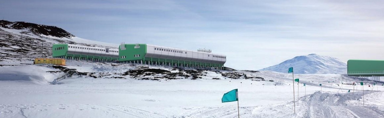 A Green Building on the White Continent