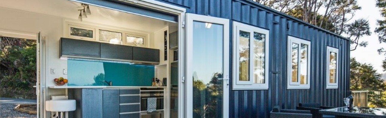 Container home achieves Homestar 8 rating